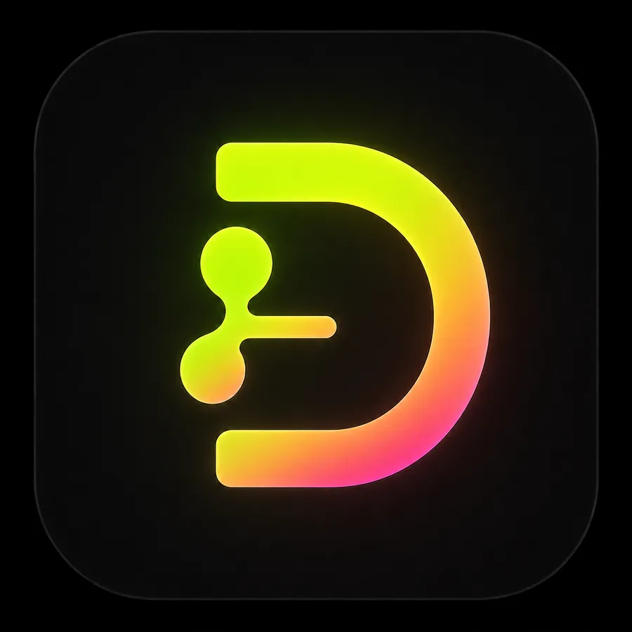 Icône concept de Drop